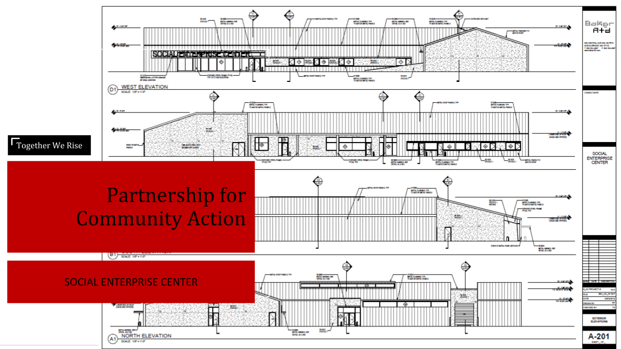Social Enterprise Center Exterior Diagram