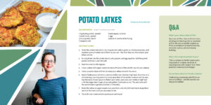Latke recipe card 